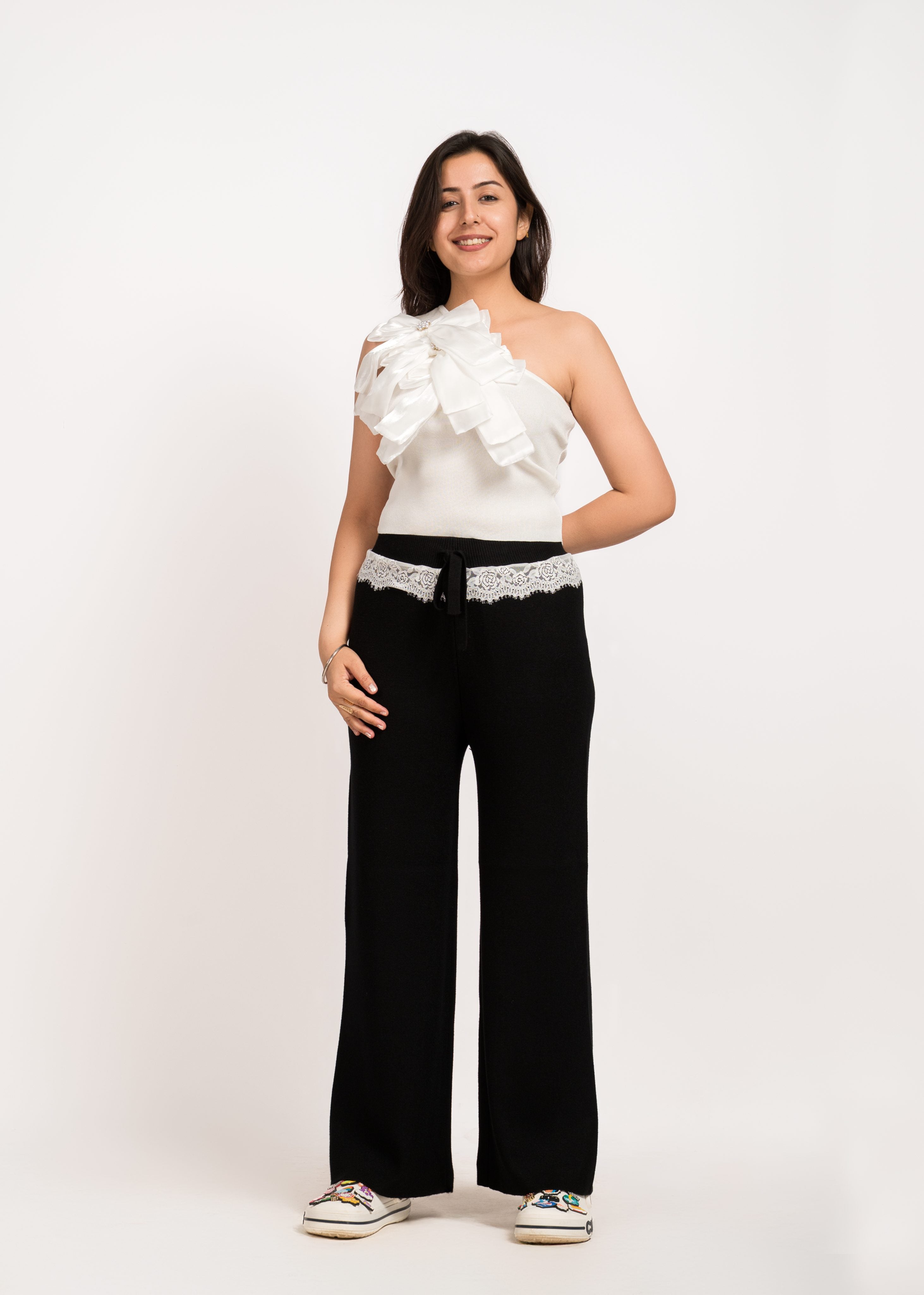 Black Woollen Pants