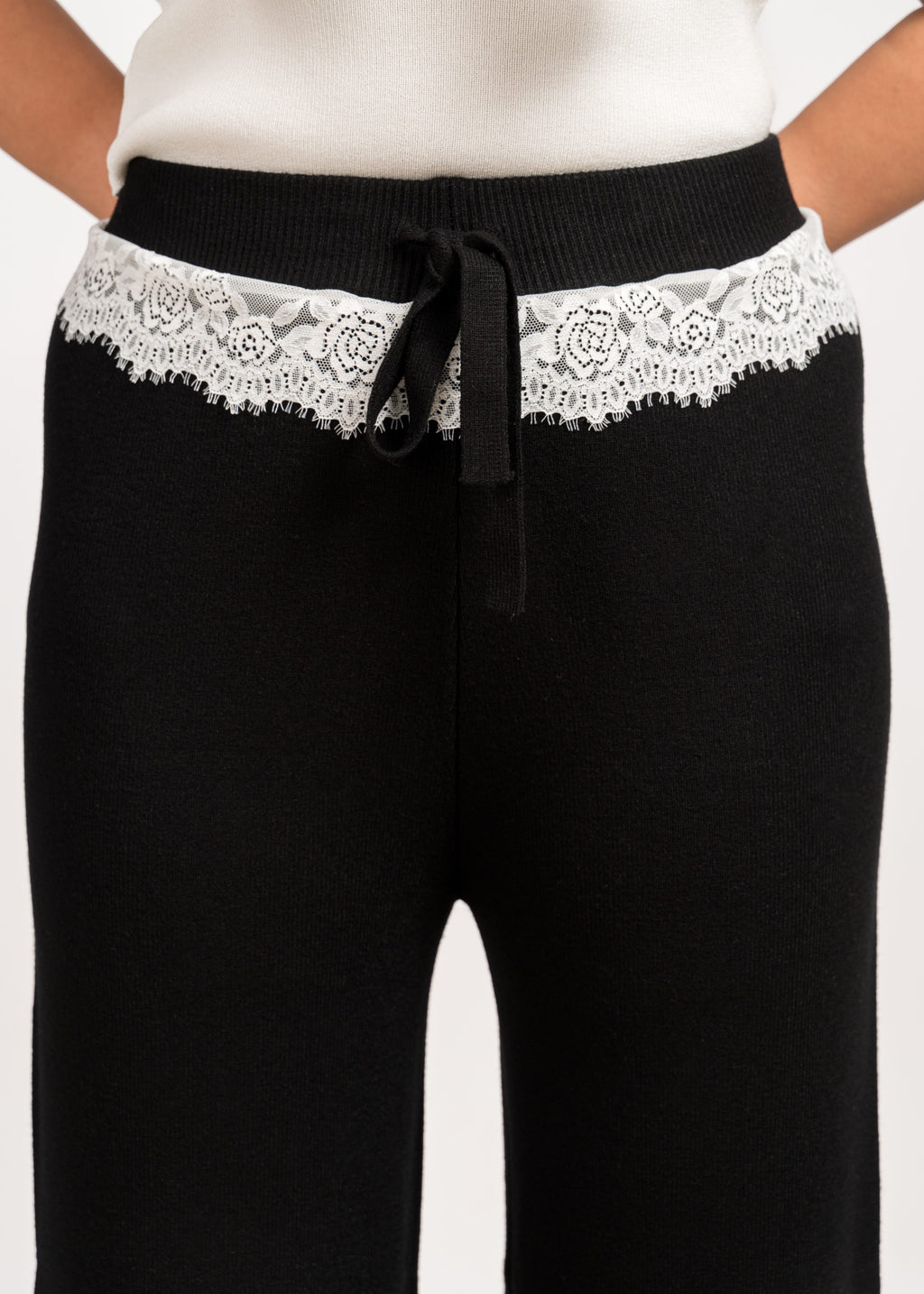 Black Woollen Pants