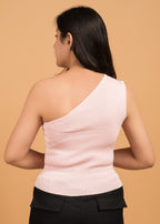 Blush Bow Statement Top – Free Size