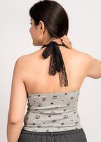 Playful Lace Bow Tank