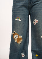 Bunny Patch Denim Bottom